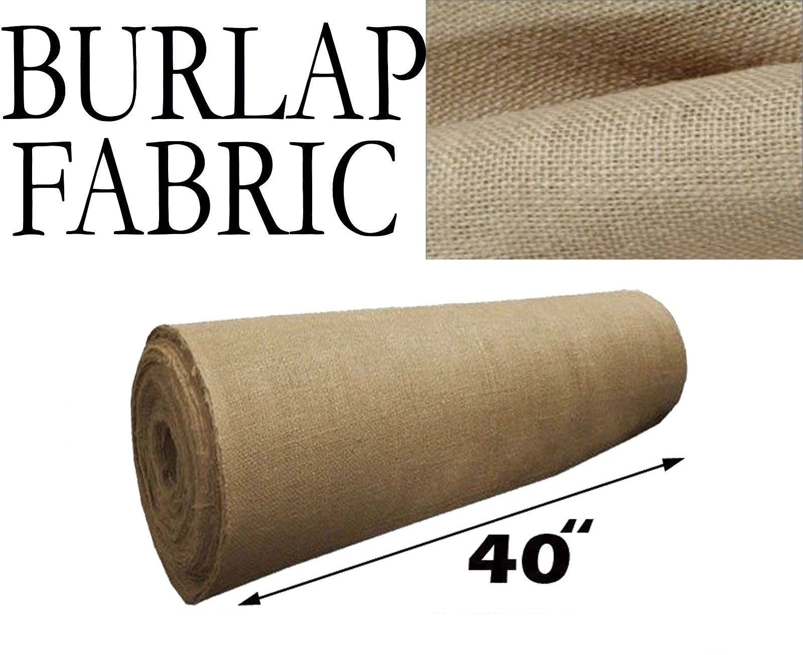 39/40 Natural Burlap Fabric – In-Weave Fabric