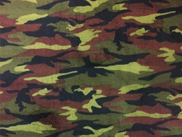 Camouflage Fleece Fabric