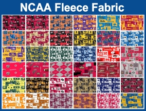 NCAA Fleece Fabric