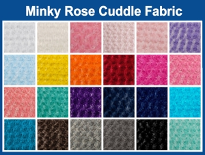 Minky Rose Cuddle Fabric