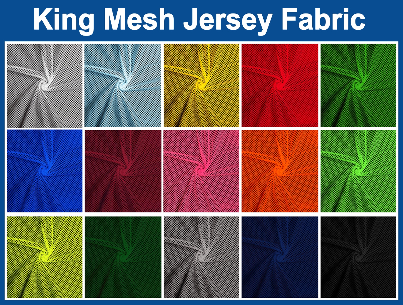 👕White Micro Mesh Jersey Fabric - Fabric by the Yard