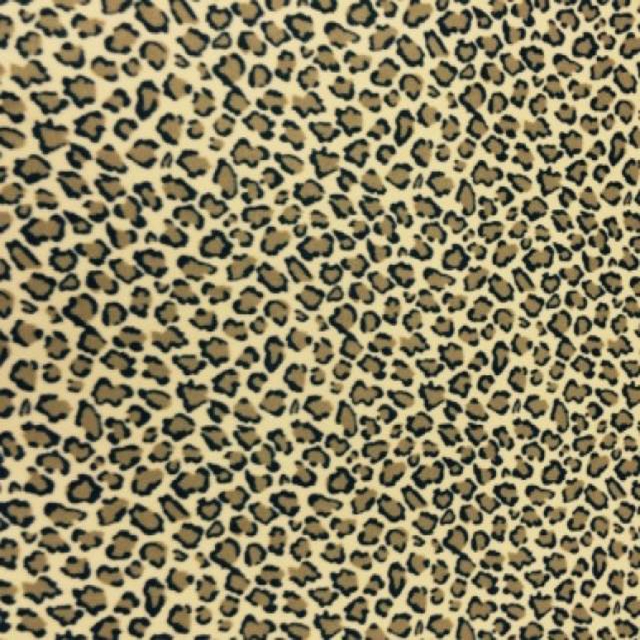 Leopard Print Fleece Fabric
