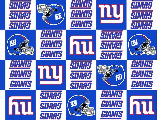 New York Giants NFL Fleece Fabric