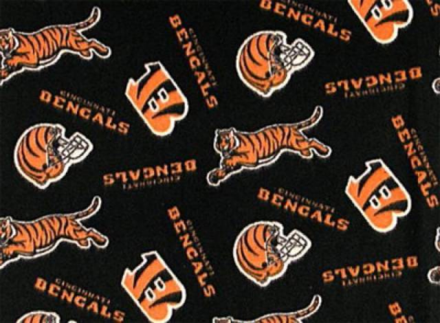 Cincinnati Bengals NFL Fleece Fabric