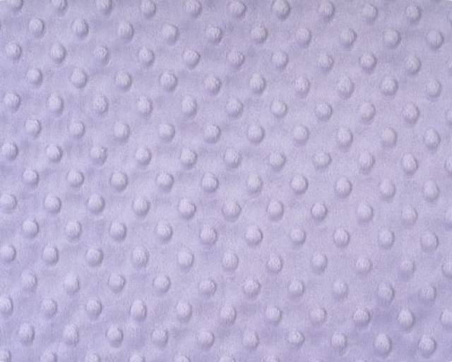 Purple Minky Dot Fur Fabric