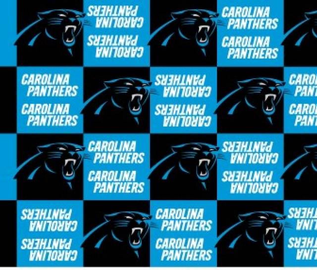 North Carolina Panthers Blocks NFL Fleece Fabric