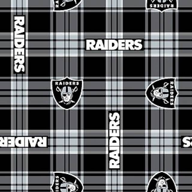 NFL LAS VEGAS RAIDERs New Black Print 100% cotton fabric material you  choose length licensed Crafts, Quilts, Home Decor