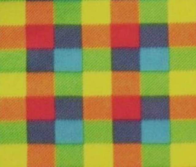 Colorful Checkered Fleece Fabric