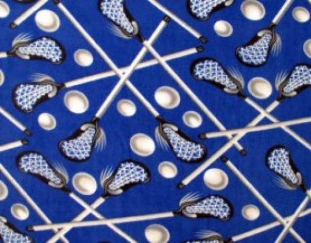 Click to view full size LaCrosse Royal Blue Fleece Fabric