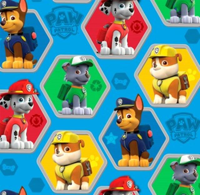 paw patrol jersey fabric