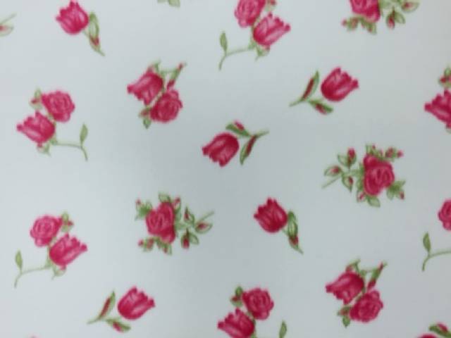 Roses In Bloom Floral Flower Fleece Fabric