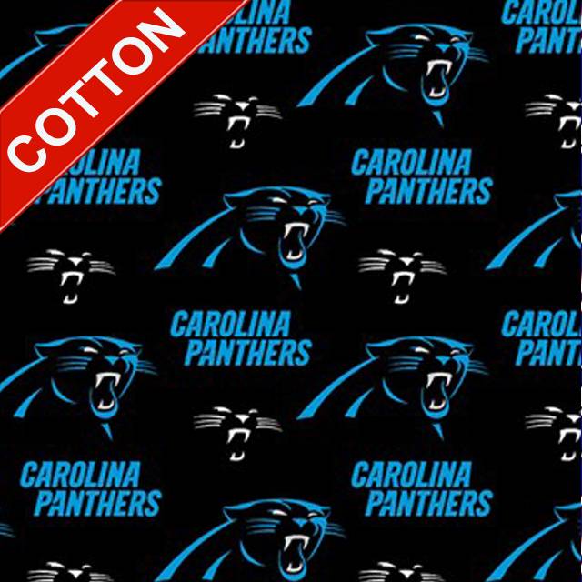 North Carolina Panthers NFL Cotton Fabric