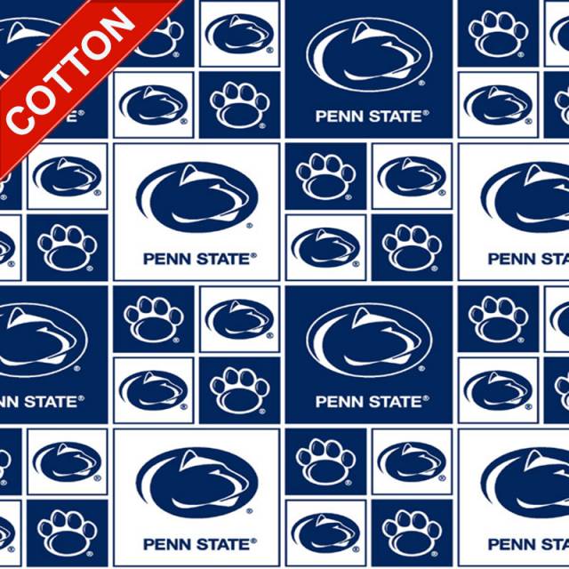 Penn State University Nittany Lions Cotton Fabric