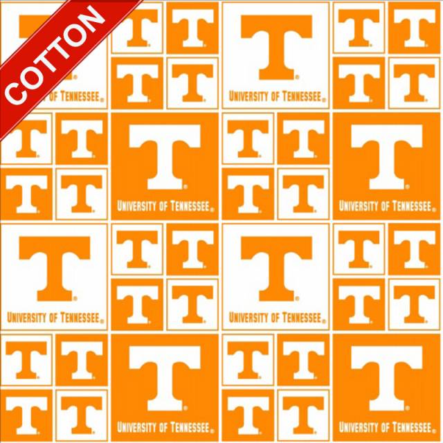 University of Tennessee Vols Cotton Fabric