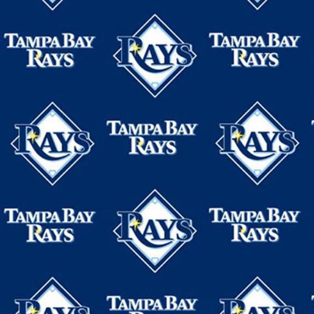 Tampa Bay Rays MLB Fleece Fabric