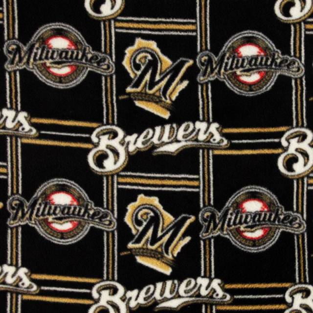 Milwaukee Brewers MLB Fleece Fabric