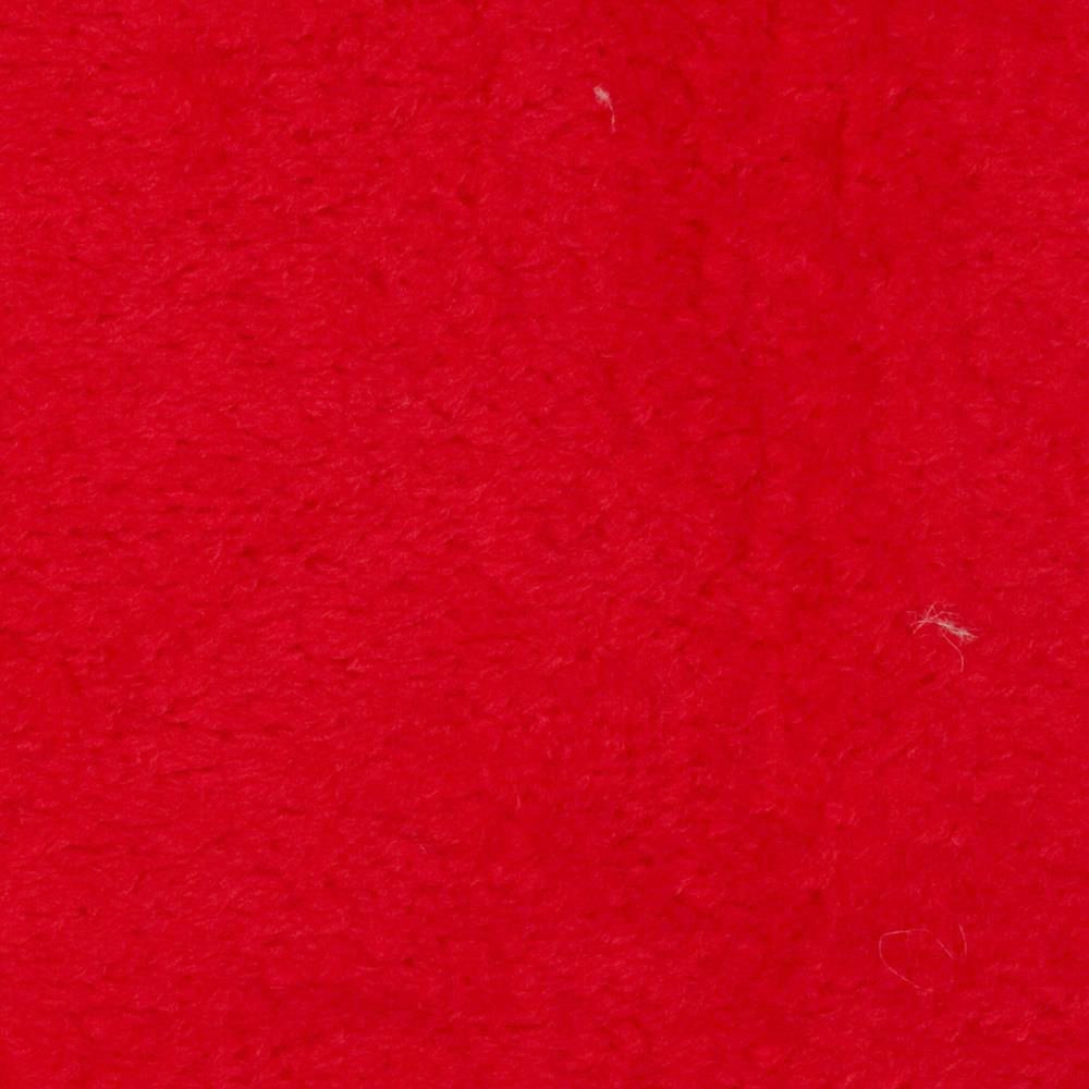 Click to view full size Red Solid Anti-Pill Fleece Fabric