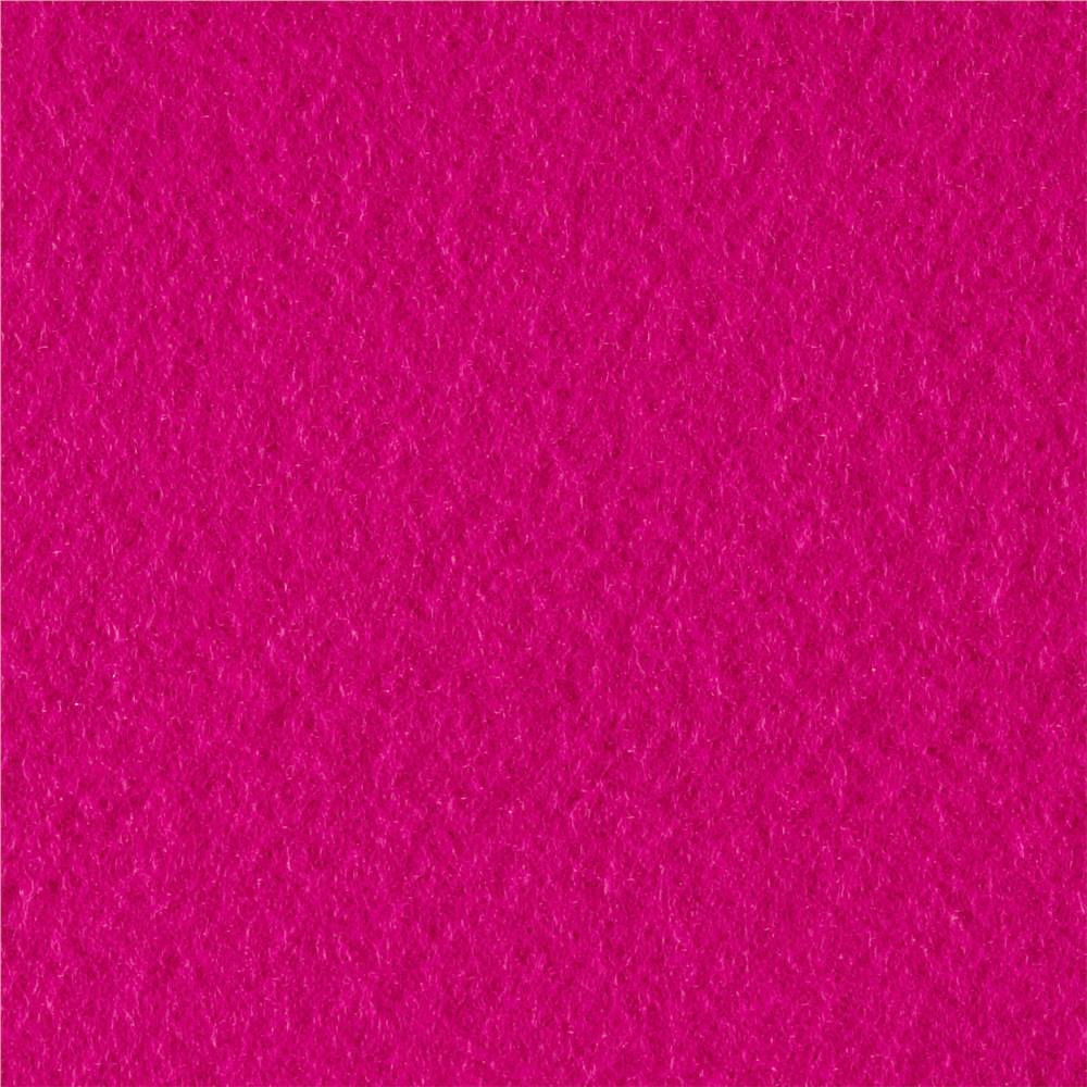 Fuchsia Solid Fleece Fabric