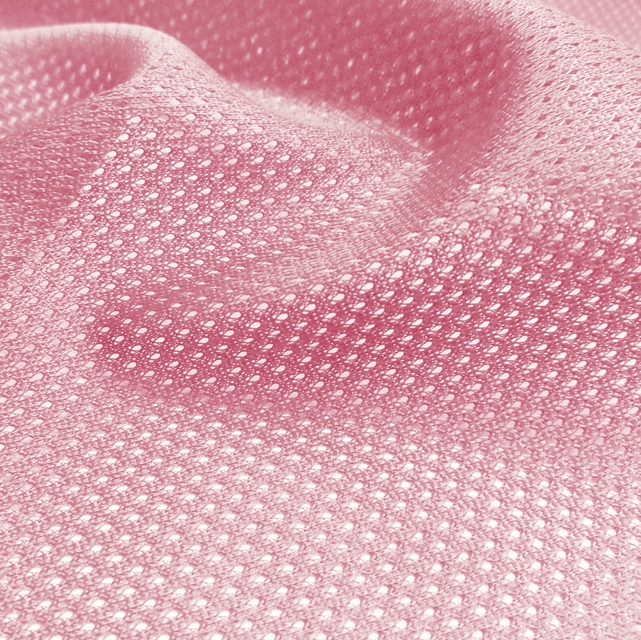 Click to view full size Baby Pink Micro Mesh Jersey Fabric