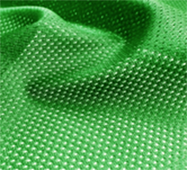 Click to view full size Kelly Green Micro Mesh Jersey Fabric