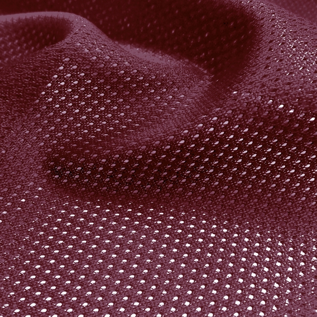 Click to view full size Cardinal Micro Mesh Jersey Fabric