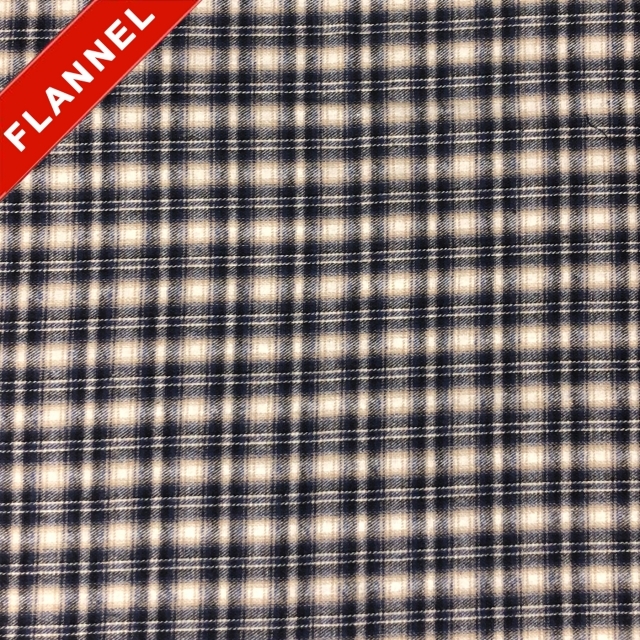 Tartan Plaid Yarn Dyed Flannel Fabric. FP18