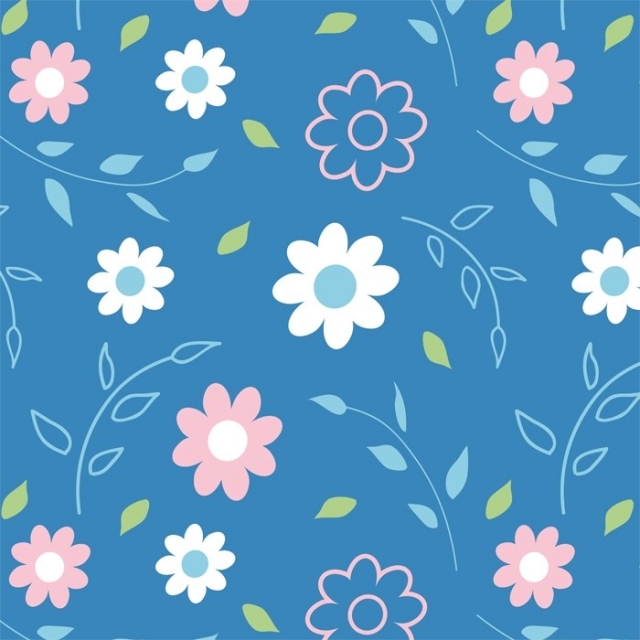 Spring Ditsy Fleece Fabric