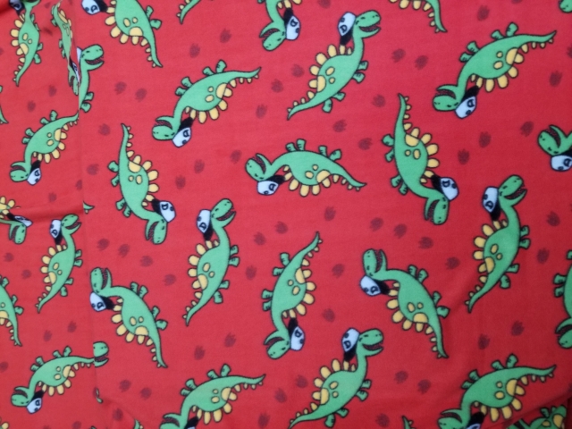 Kids Dinosaurs Fleece Fabric