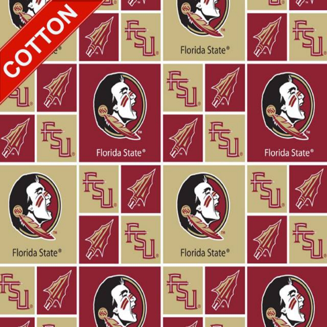 Florida State University Seminoles Cotton Fabric
