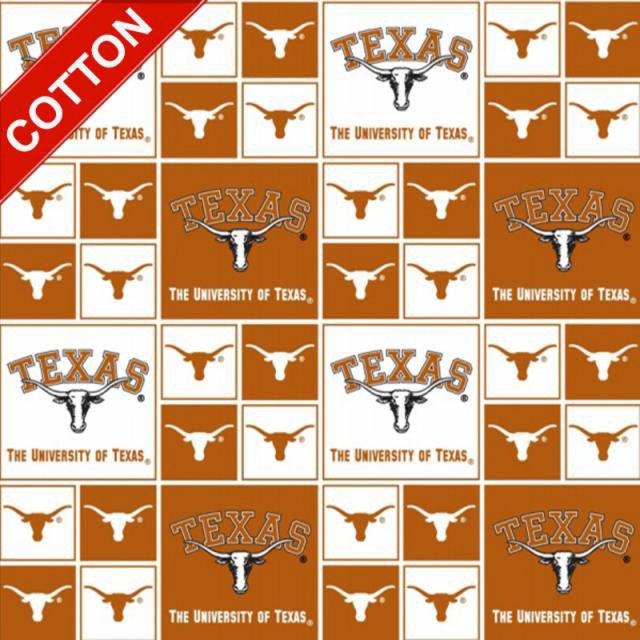 University of Texas Longhorns Cotton Fabric