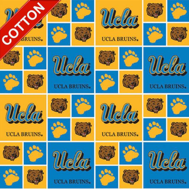 University of California Los Angeles Bruins Cotton Fabric