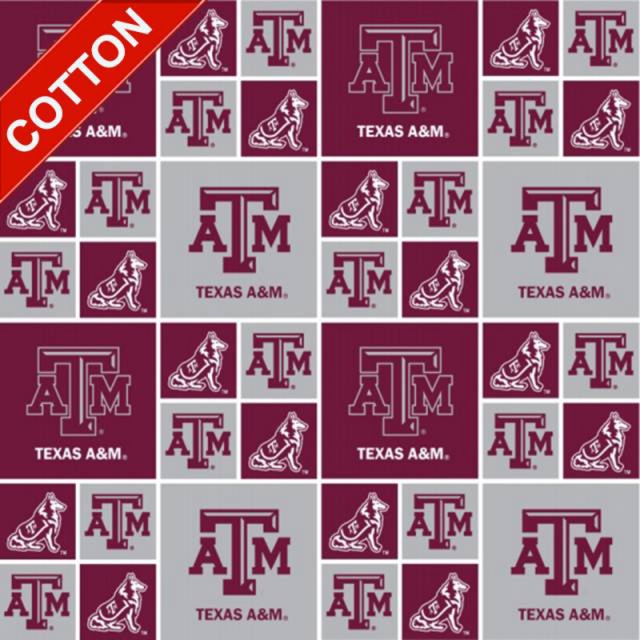 Texas A&M University Aggies Cotton Fabric