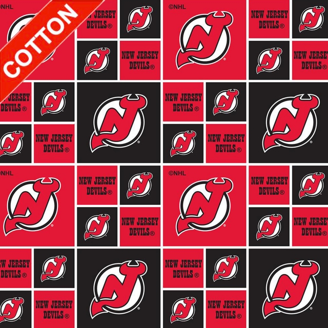 New Jersey Devils - NHL Cotton Fabric