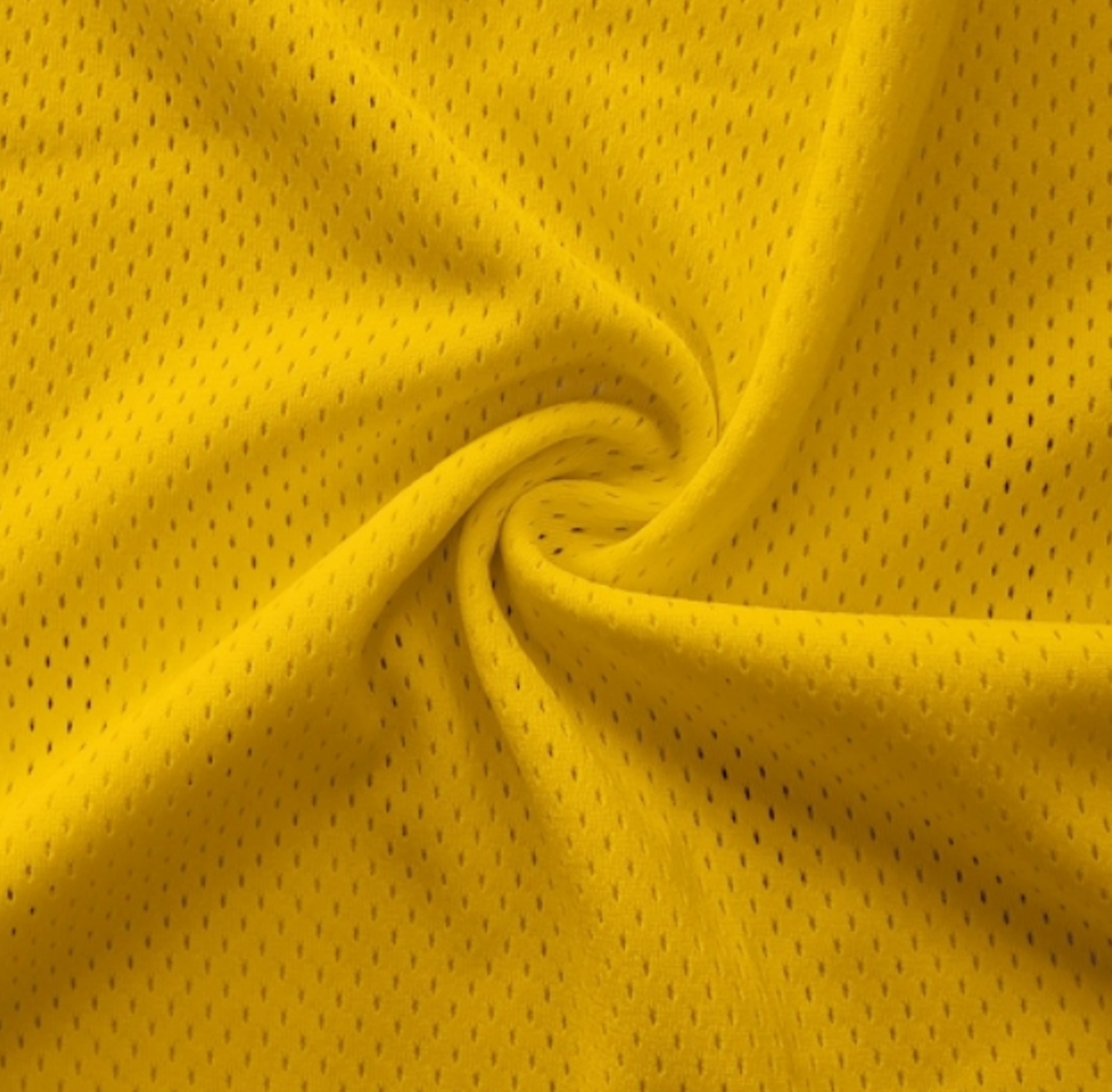 Sawyer VEGAS GOLD Polyester Football Sports Mesh Knit Fabric - New Fabrics  Daily