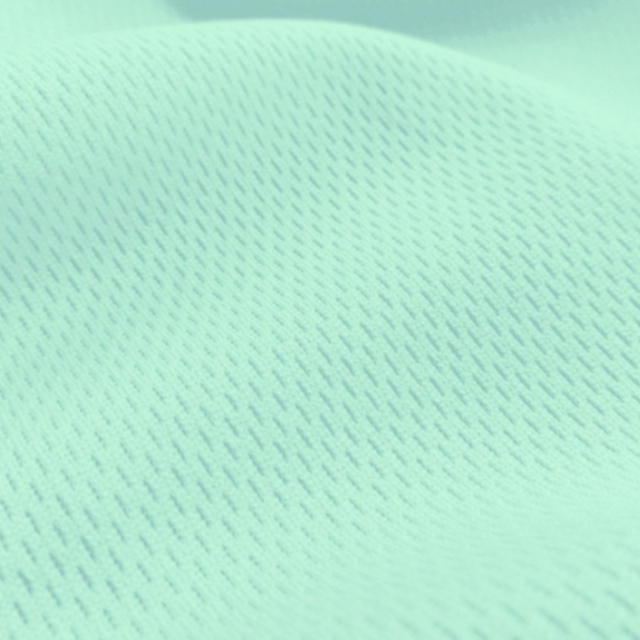 Mint Flat Back Dimple Mesh Fabric