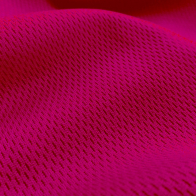 Fuchsia Flat Back Dimple Mesh Fabric