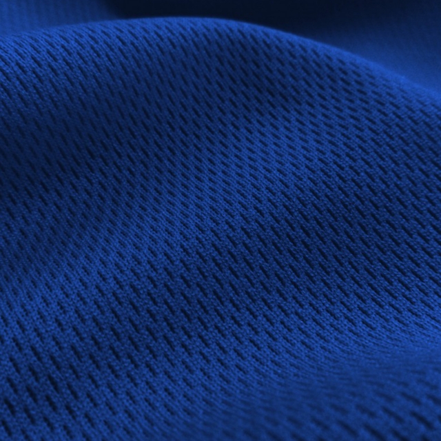 Royal Blue Flat Back Dimple Mesh Fabric - Athletic Sports Mesh Fabrics