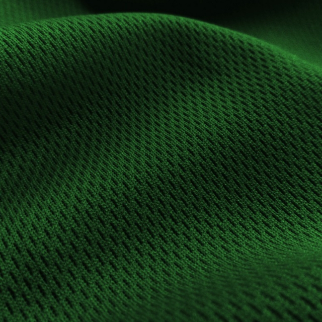 Hunter Green Flat Back Dimple Mesh Fabric - Athletic Sports Mesh Fabrics