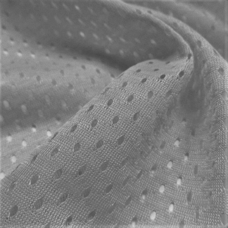 Silver #11 Athletic Sports Mesh Knit 100% Polyester Apparel Fabric Craft  Costume Sports Jersey 58-60 Wide By The Yard