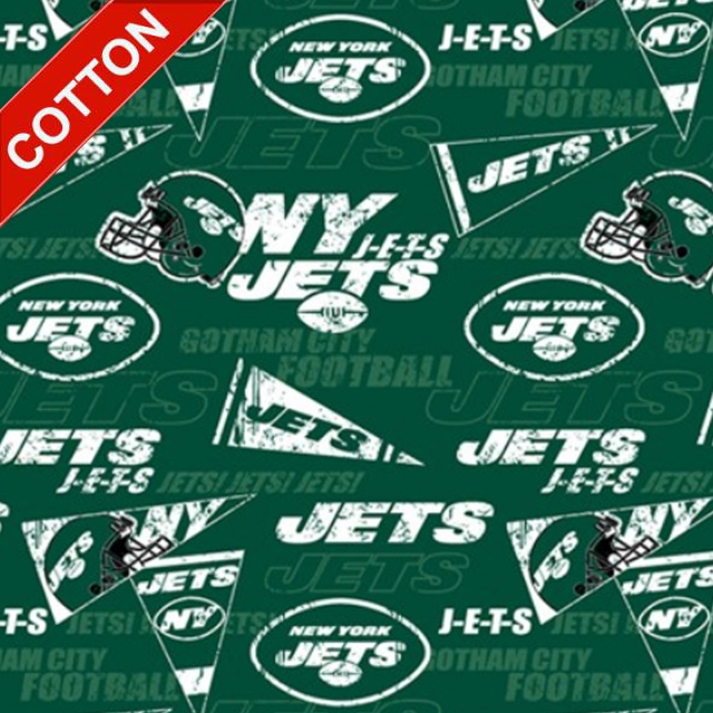 New York Jets NFL Cotton Fabric