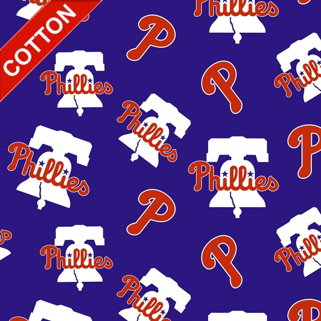 Philadelphia Phillies MLB Cotton Fabric