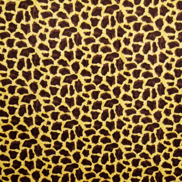 Giraffe Skin Fleece Fabric