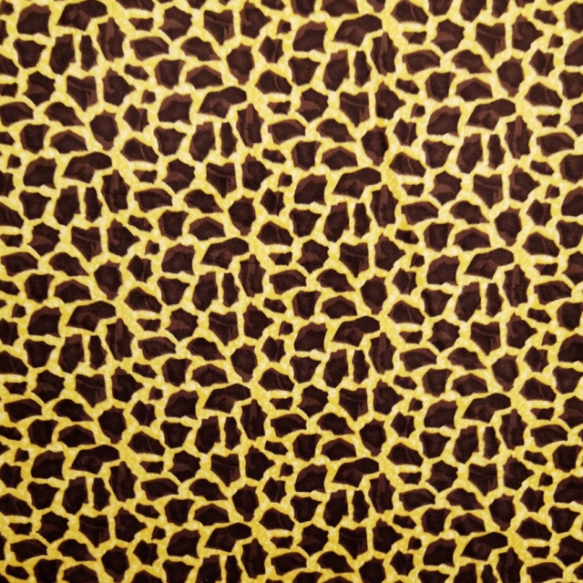 Click to view full size Giraffe Skin Fleece Fabric