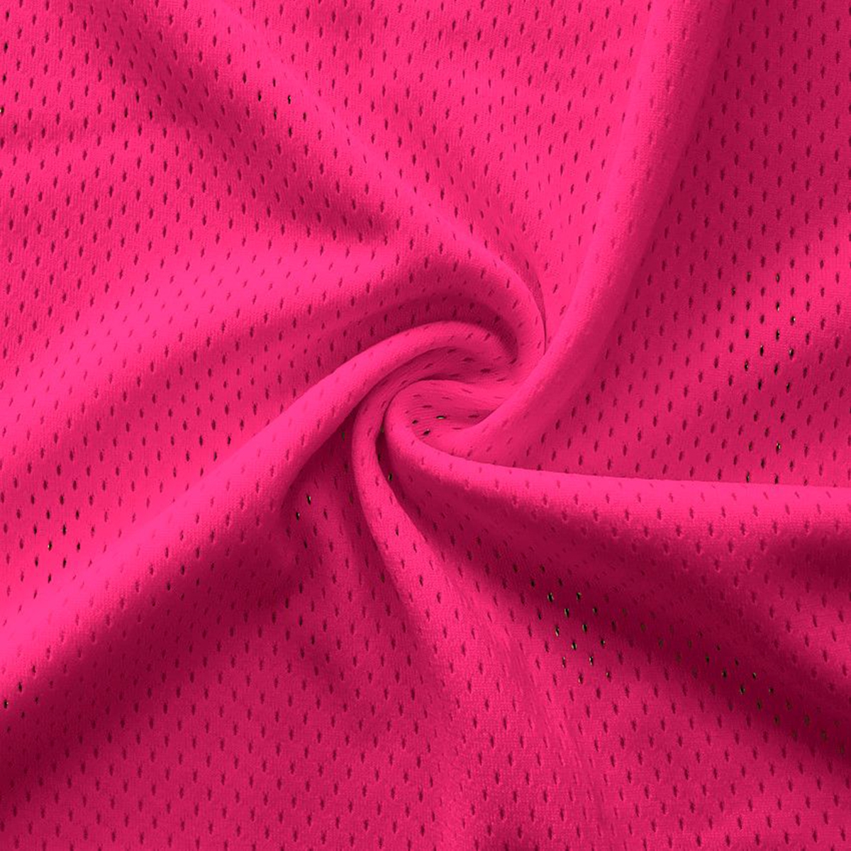 Neon Pink Pro Mesh Heavy Jersey Fabric - Athletic Sports Mesh Fabrics