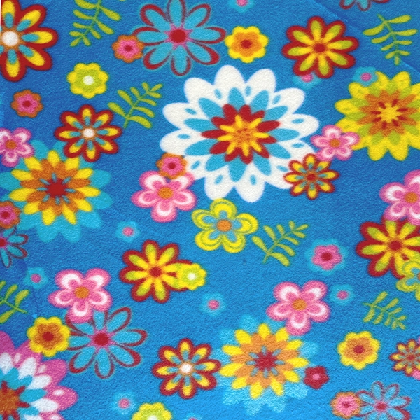 Rosetta Royal Fleece Fabric