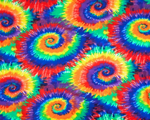 Tie Dye Allover Fleece Fabric