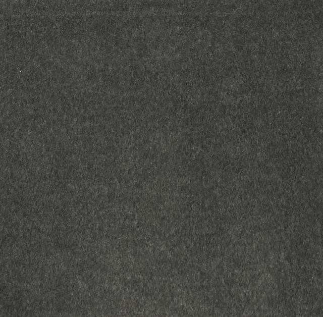 Charcoal Gray Solid Fleece Fabric