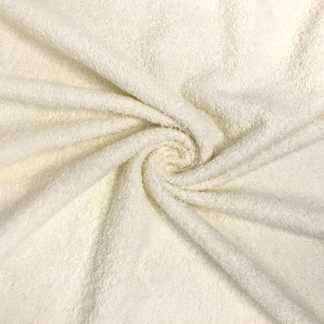 Ivory Terry Cloth Fabric
