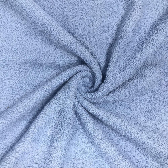 Terry Cloth Baby Blue 45 Wide Absorbent Cotton Fabric by the Yard  (2391R-1F-blue)