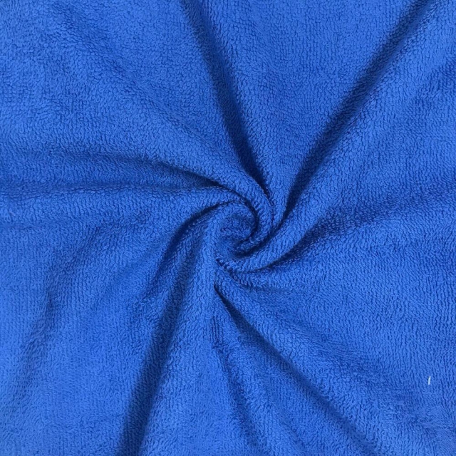 Royal Blue Terry Cloth Fabric